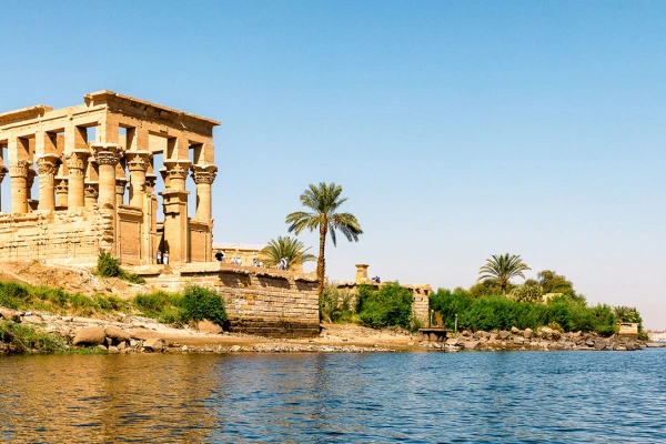 Der Philae Tempel auf der Nilinsel Agilkia bei Assuan