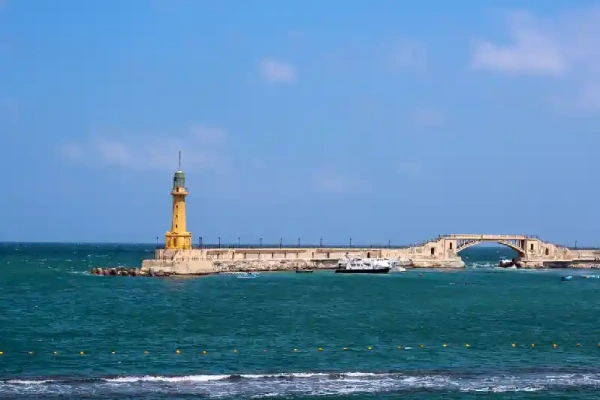 il mar mediterraneo ad Alessandria egitto , Egitto mar mediterraneo