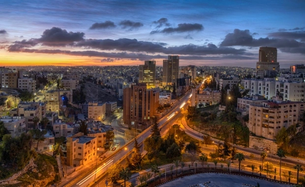 Amman Jordan sunset, Egypt and Jordan Trip