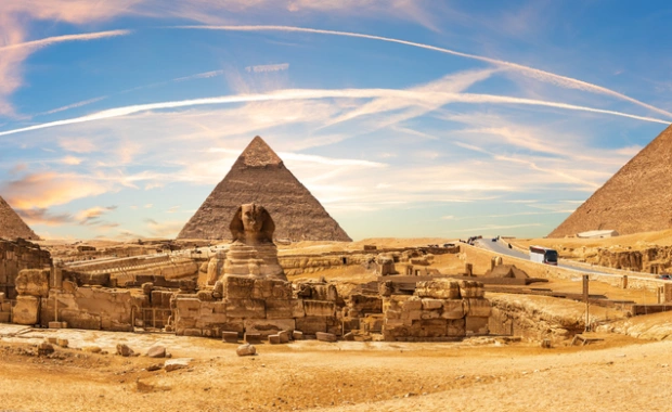 Le Grand Sphinx et les pyramides de Gizeh, Voyage organisé egypt 10 jours.