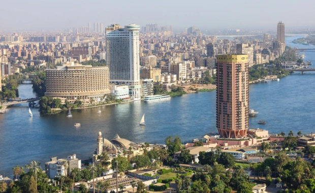 Vue aérienne du Caire et du Nil, en Égypte, Circuit égypte 10 jours