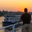 Un uomo sulla crociera sul Nilo