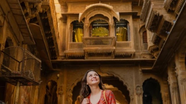 una turista a jaipur , jaipur cosa vedere