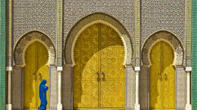 Fez, Le porte del Palazzo Reale, città imperiali marocco