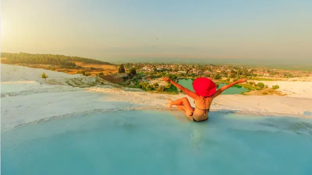 bagni termali pamukkale, pamukkale turchia