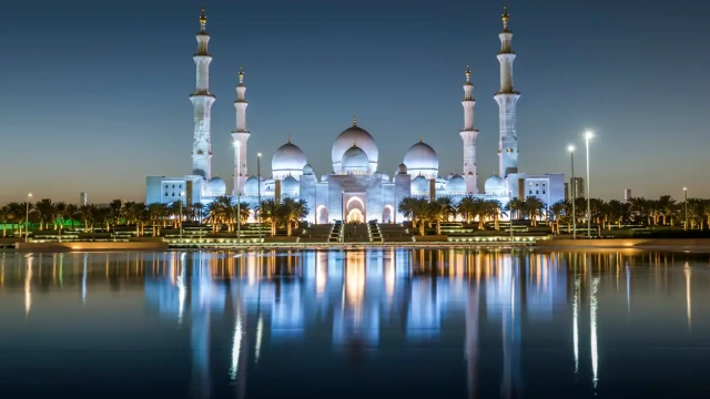 moschea Sheikh Zayed, citta di abu dhabi