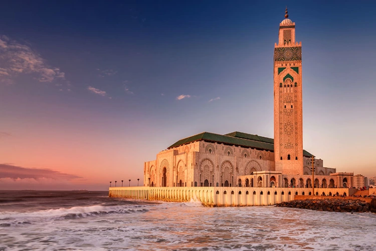 la Mezquita Hassan II 