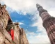 Qutub Minar , viaggio in india