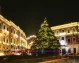 Albero di  Crismas in Istambul, Moschea di Soliamano, Turchia capodanno 