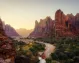 Cañón Wadi al Disah en Arabia Saudita