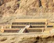 Vista del templo mortuorio de Hatshepsut cerca de Luxor, Egipto
