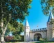 A view of Topkapi Palace highlighting its elegant Ottoman architecture.