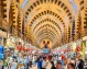 A bustling crowd shopping inside Istanbul’s Grand Bazaar.