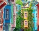 Colorful houses in the Balat district