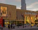 Entrance of Dubai Mall, showcasing its modern architecture.