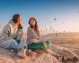 Friends enjoying their adventure in Cappadocia, Turkey.