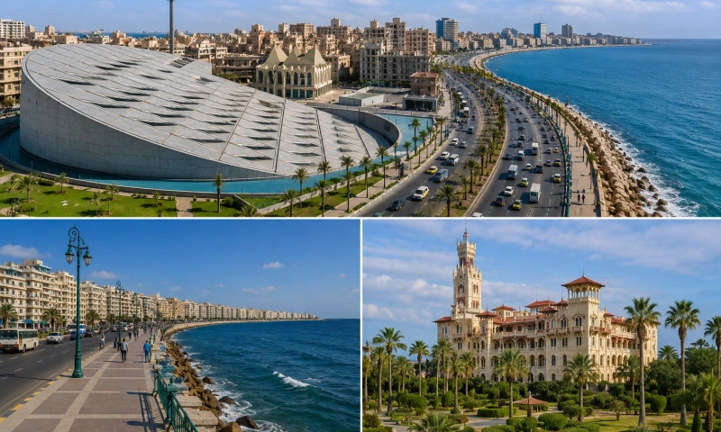 Alexandria Coastal City Collage