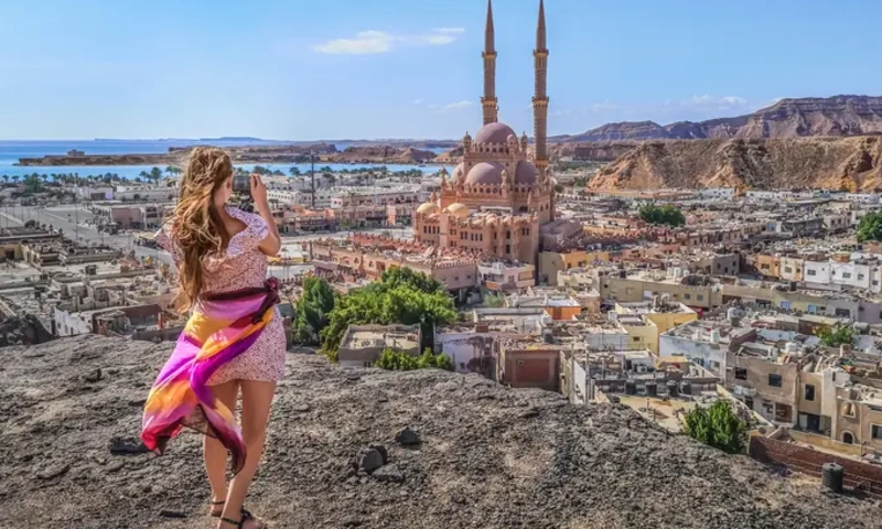Aerial view of Sharm El Sheikh in Egypt