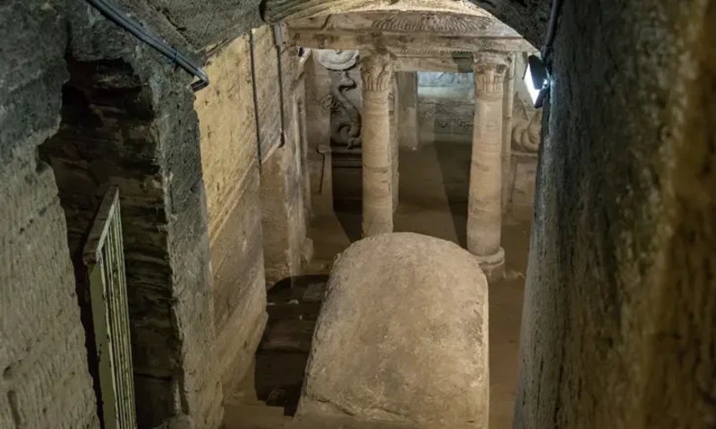 Kom El Shoqafa Catacombs in Alexandria city