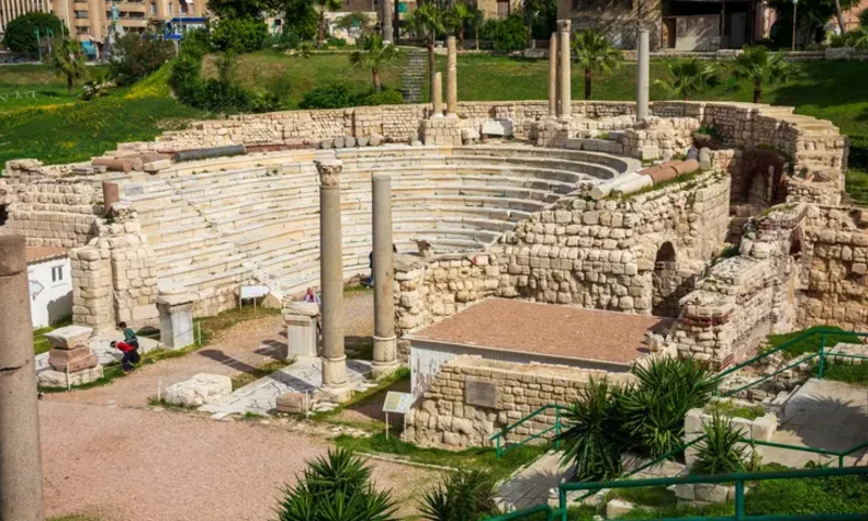 Roman Theater in Alexandria city