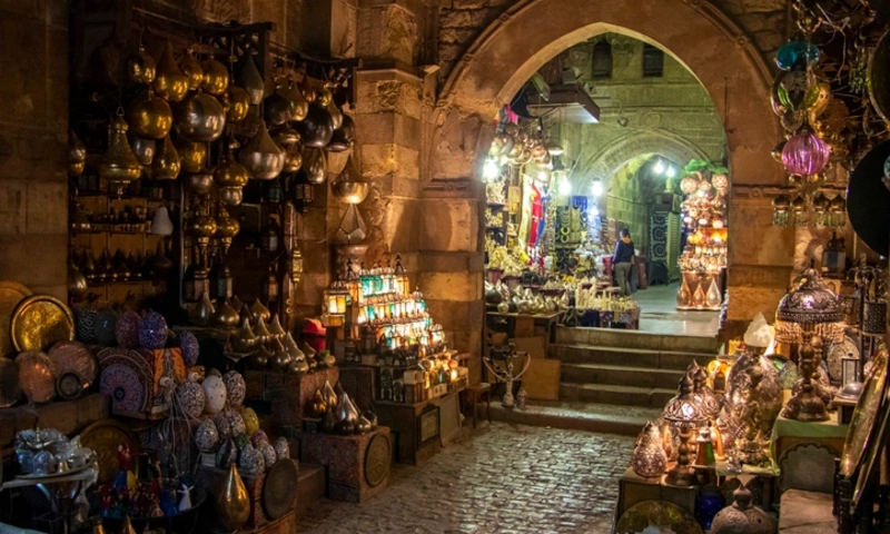 View of the Khan el Khalili Market, Khan El Khalili