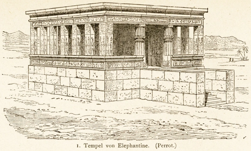 Temple on Elephantine Island, Elephantine Island