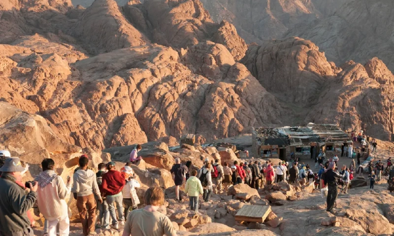 Descendiendo del Monte Sinaí,  Sharm El Sheikh Egipto
