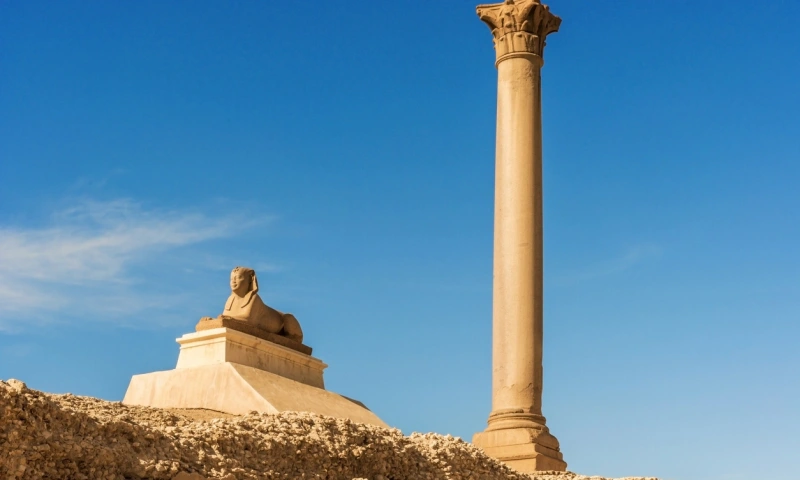 Pompey’s Pillar and the Serapeum, Alexandria Egypt Attractions