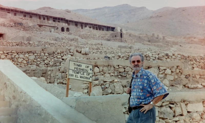 At the temple of Deir el Medina on the west bank of Luxor, Deir el Medina