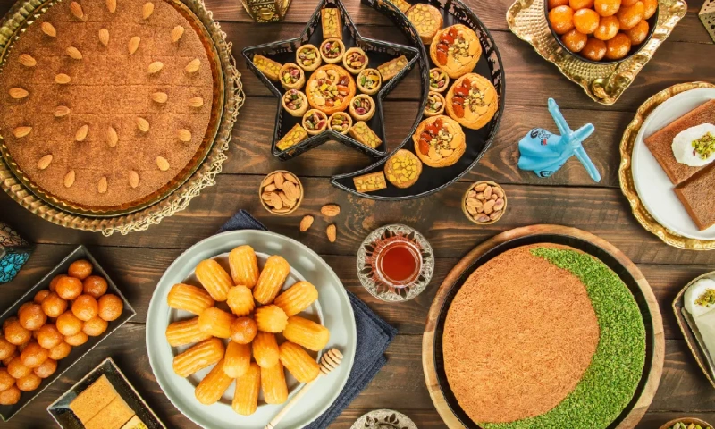 Surtido de postres árabes, Ramadán en Egipto