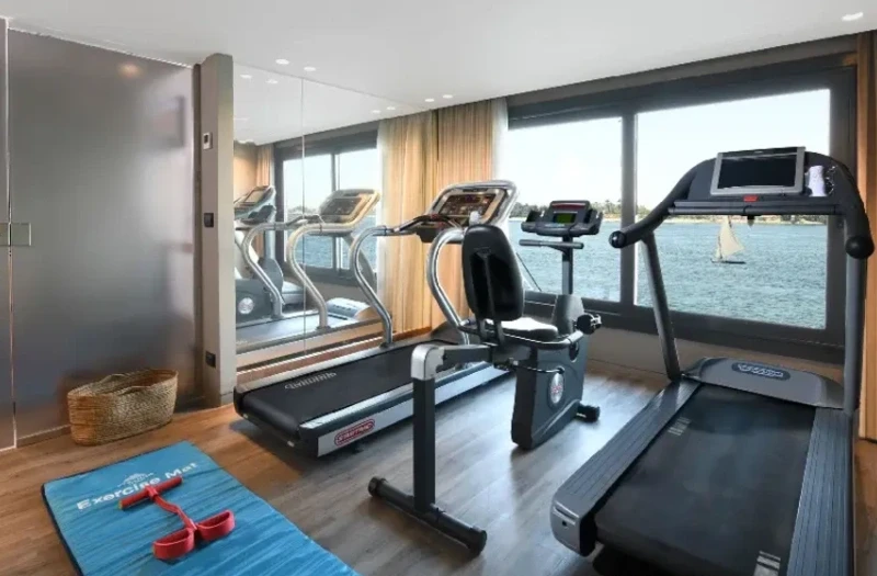 GYM dentro la Crociera sul Nilo Luxury Historia, crociera sul nilo privata