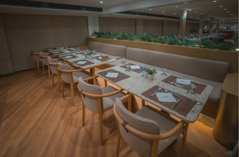 Ristorante della  Crociera MS Lady Mary, crociera luxor assuan