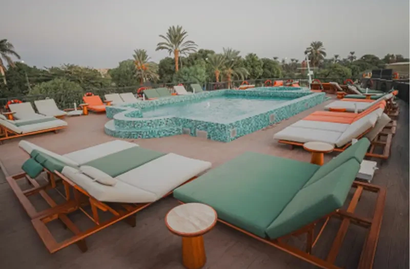 La PIscina della Crociera MS Lady Mary, crociera luxor assuan