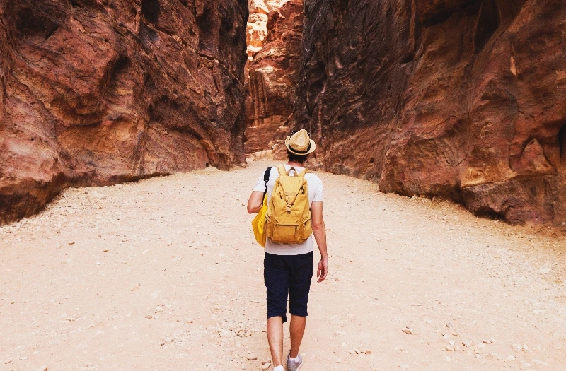 Viaggio in Giordania, un uomo in Giordania