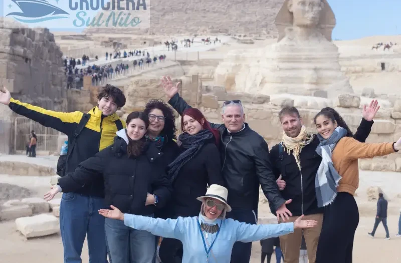 i Nostri Clienti alle Piramidi, vacanze in egitto ad agosto