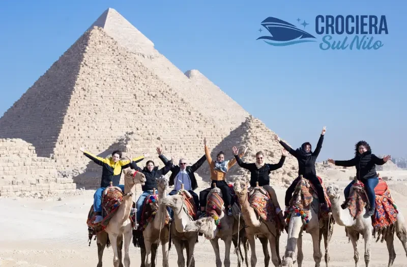 I nostri clienti alle piramidi, viaggio al cairo
