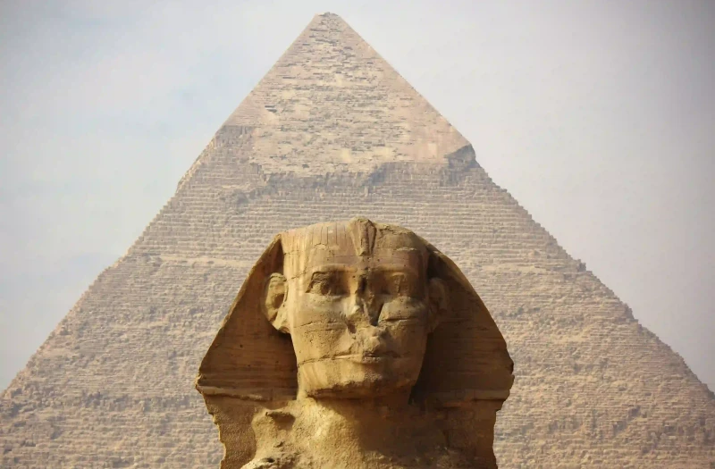 Sfinge, egitto a capodanno