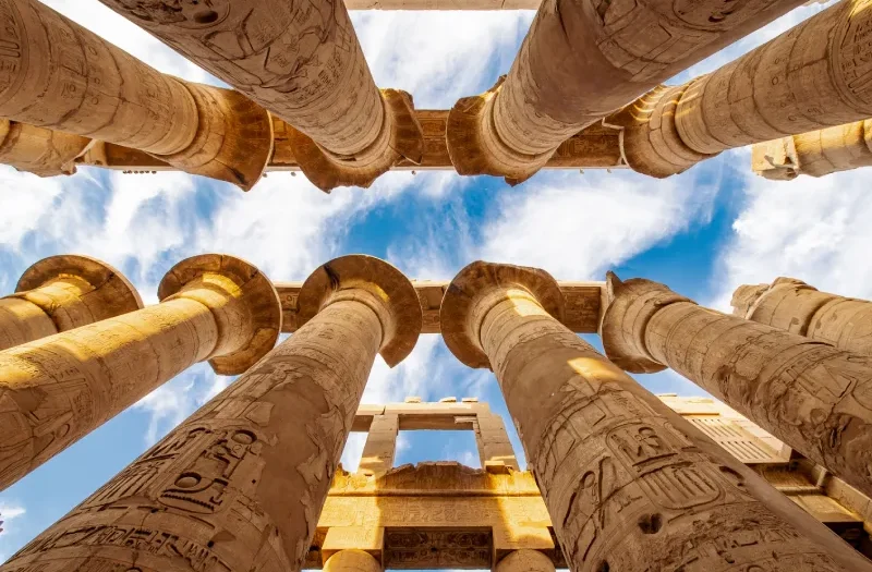 Tempio di Karnak, egitto e giordania