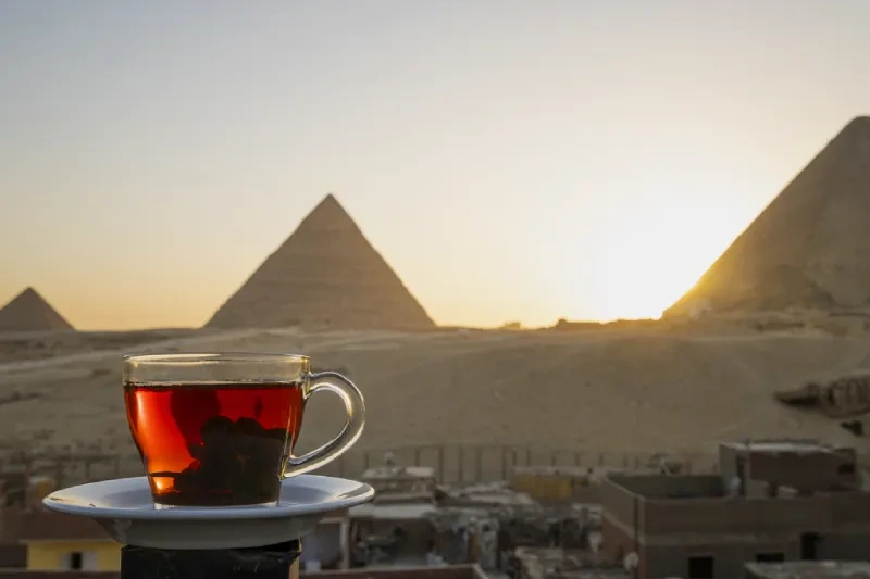 Tè in Egitto, Colazione egiziana