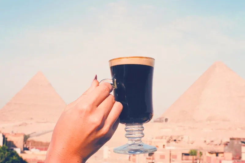 Bevande in Egitto, Colazione egiziana