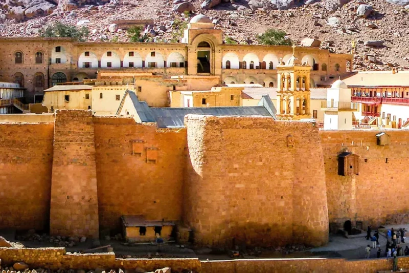 Monasterio de Santa Catalina en el Sinaí, Egipto.