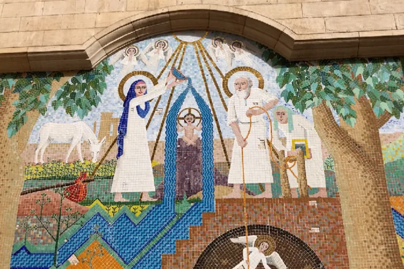 mosaico de la Iglesia Colgante