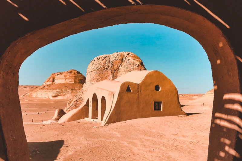 desierto de Fayoum en Egipto