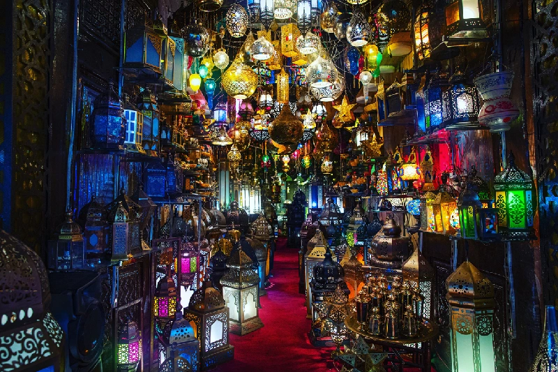 mercado tradicional en el mes de Ramadán