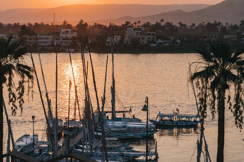 el Río Nilo en Luxor