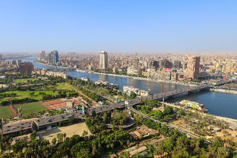 el Río Nilo en El Cairo