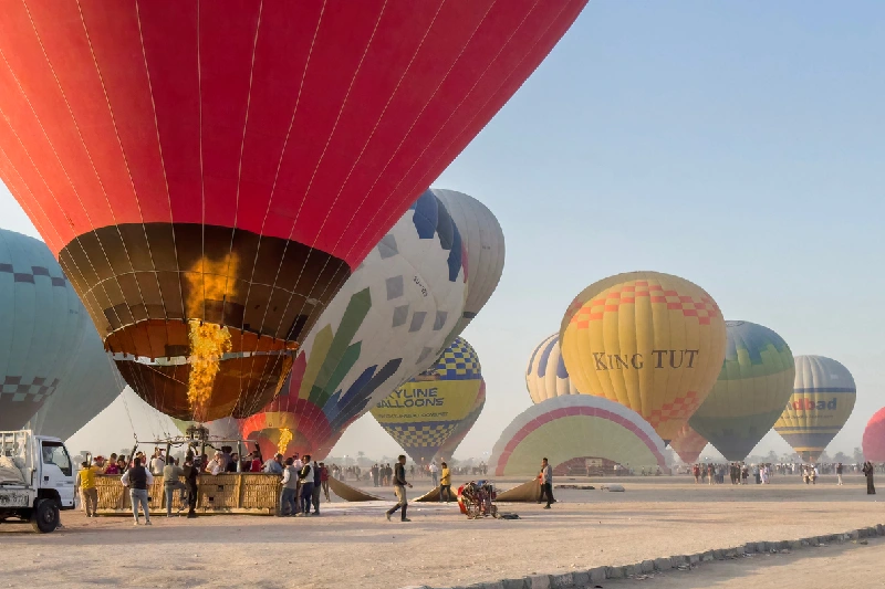 Festival de globos de aire caliente en Luxor