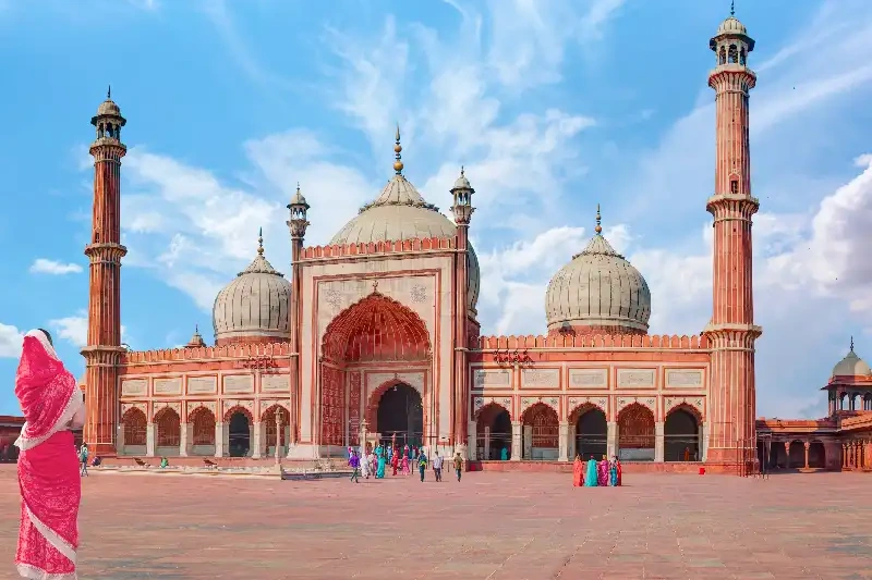 Jama Masjed in Delhi,Viaggio india 