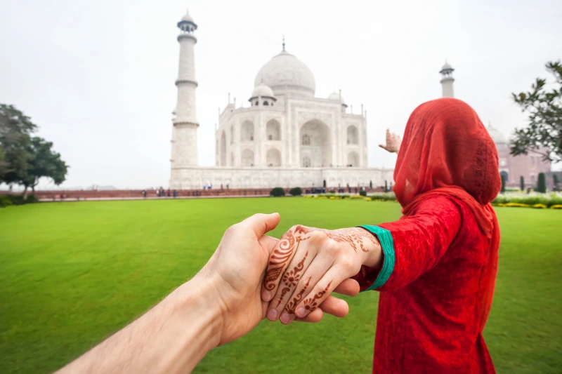 Taj Mahal , VIaggio in India