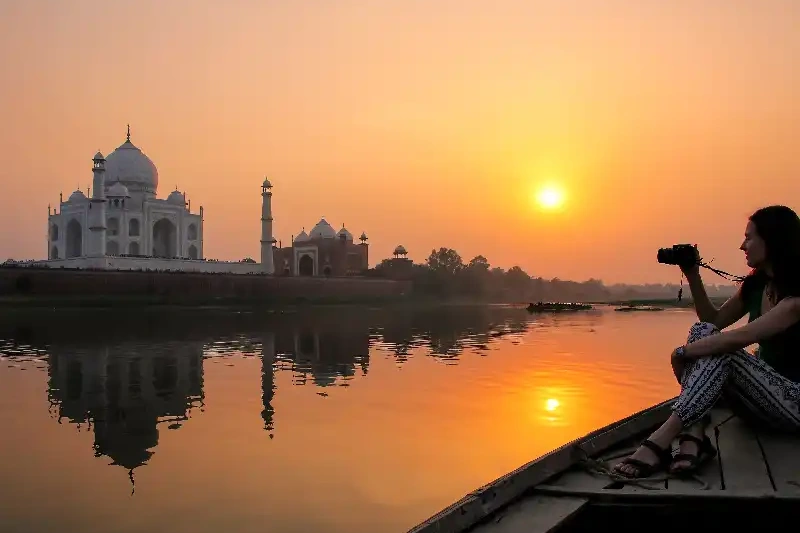 Taj Mahal , Vacanza in India